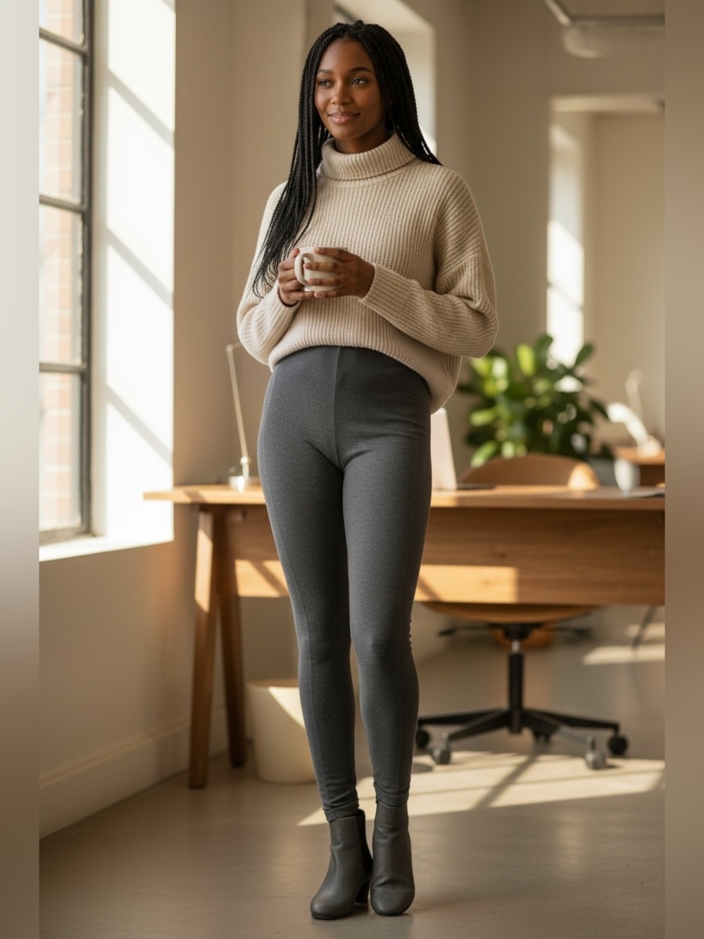 LYSSÉ Laura Legging in grey size small